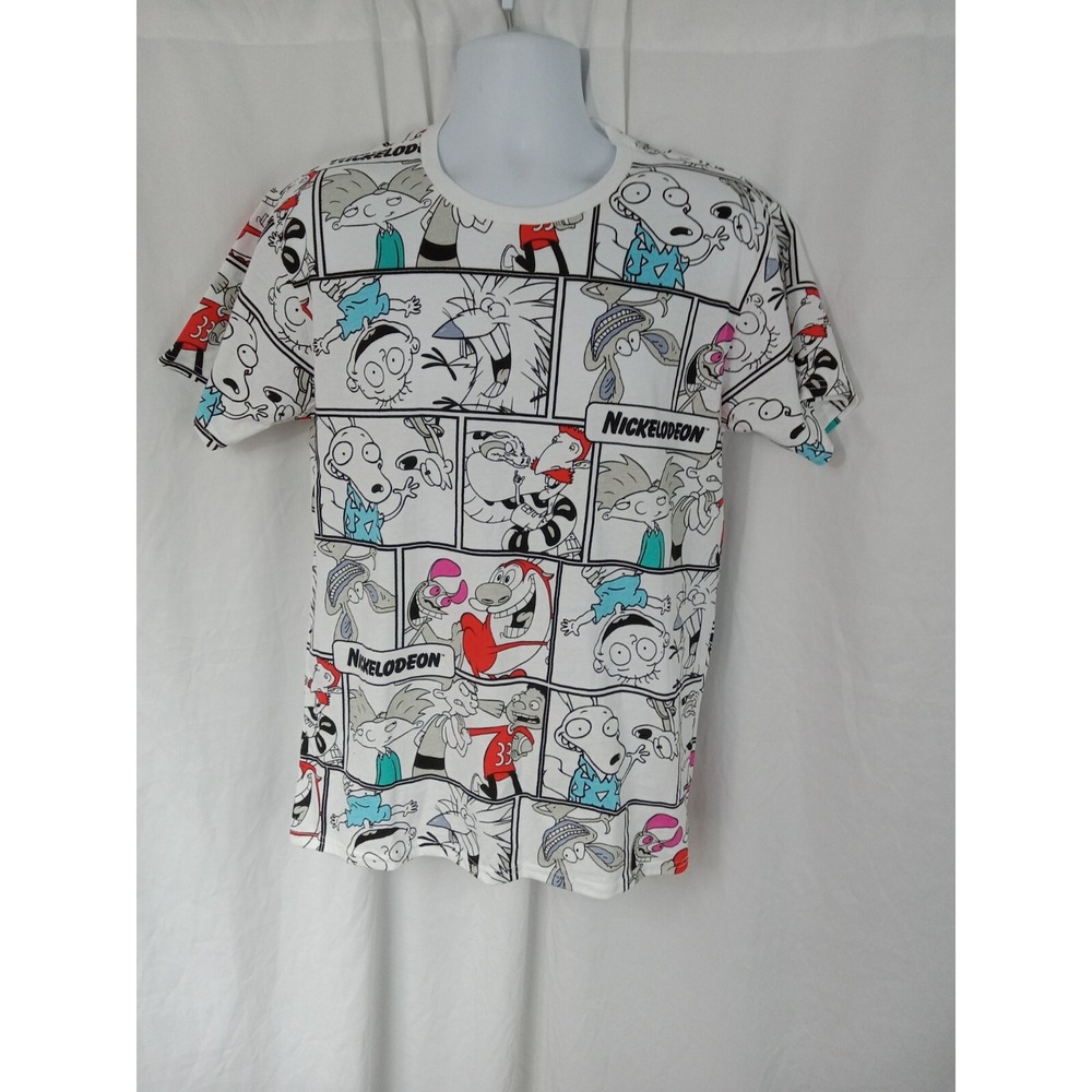 Nickelodeon Short Sleeve Graphic T Shirt Multi Color Mens Sz M